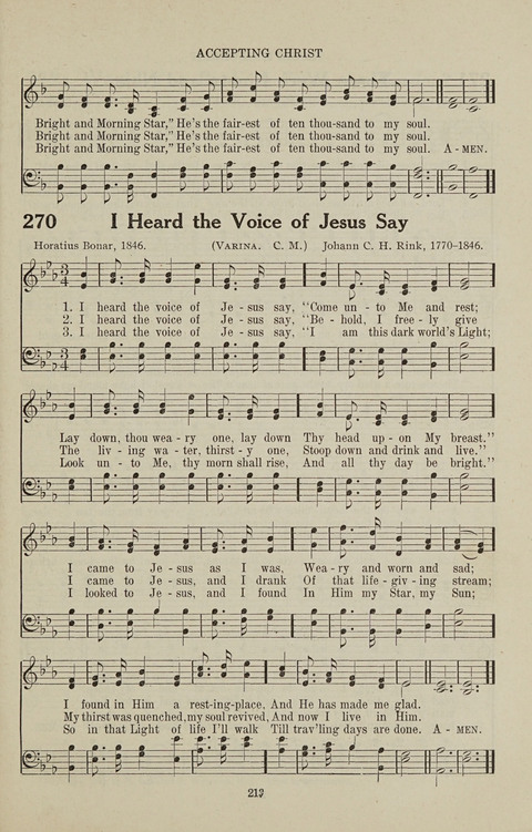 Service Hymnal: with responsive readings, appropriate for all Protestant religious activities page 205