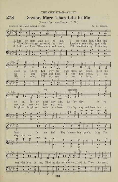 Service Hymnal: with responsive readings, appropriate for all Protestant religious activities page 213