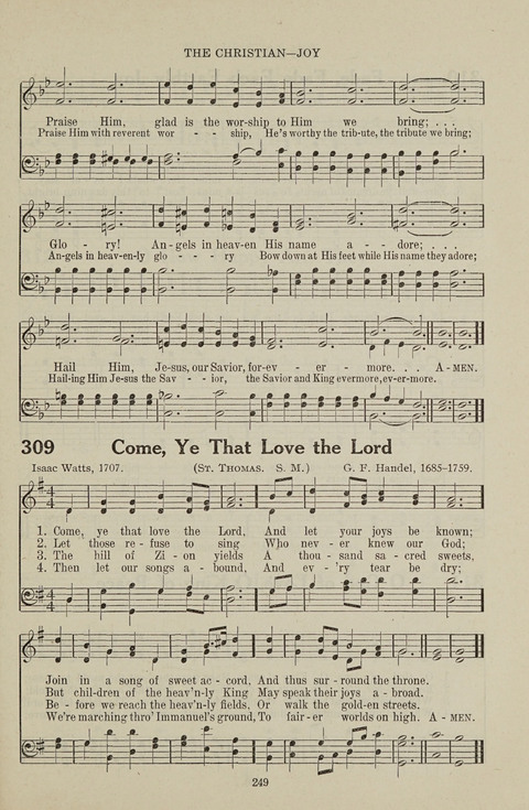 Service Hymnal: with responsive readings, appropriate for all Protestant religious activities page 241