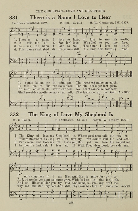 Service Hymnal: with responsive readings, appropriate for all Protestant religious activities page 260