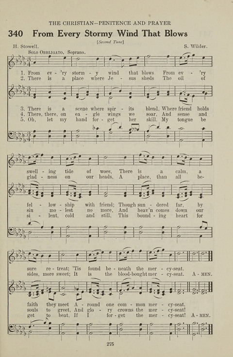 Service Hymnal: with responsive readings, appropriate for all Protestant religious activities page 267