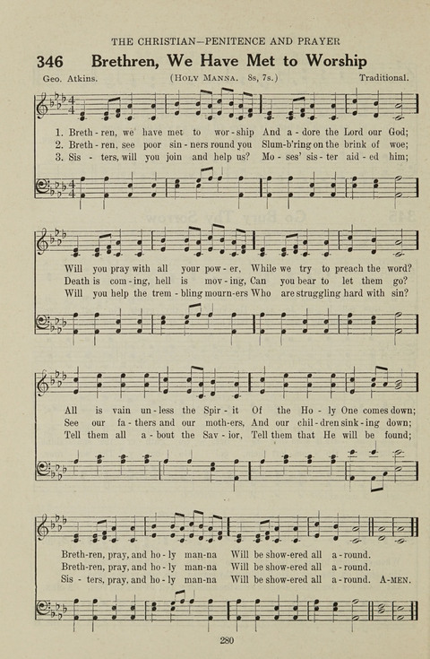 Service Hymnal: with responsive readings, appropriate for all Protestant religious activities page 272