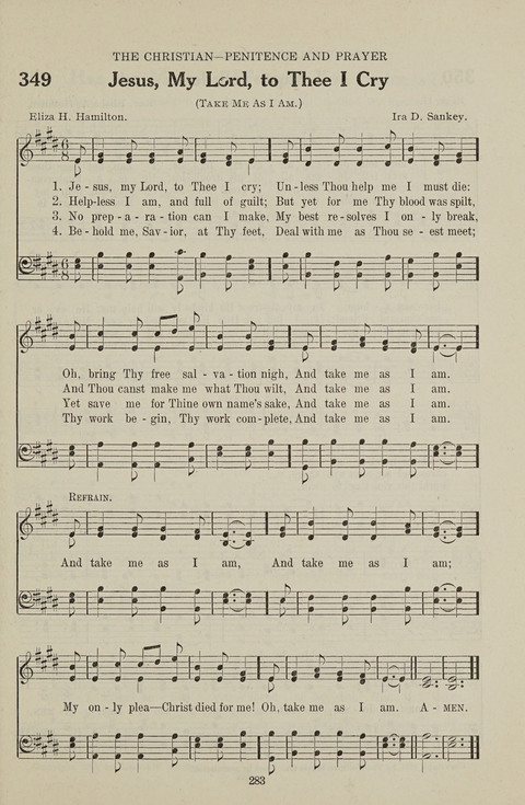 Service Hymnal: with responsive readings, appropriate for all Protestant religious activities page 275