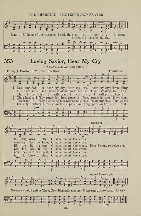 Service Hymnal: with responsive readings, appropriate for all Protestant religious activities page 279