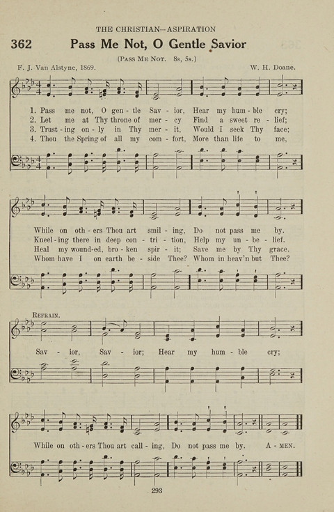 Service Hymnal: with responsive readings, appropriate for all Protestant religious activities page 285