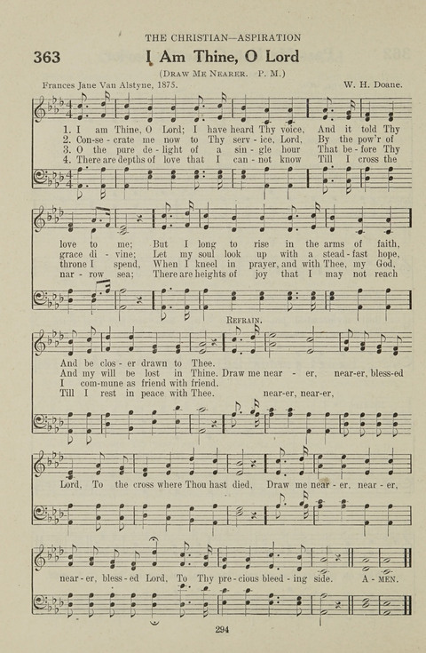 Service Hymnal: with responsive readings, appropriate for all Protestant religious activities page 286