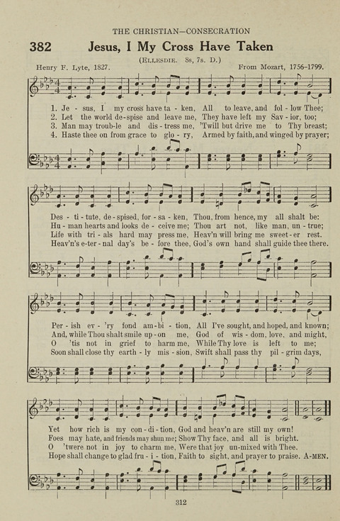 Service Hymnal: with responsive readings, appropriate for all Protestant religious activities page 304