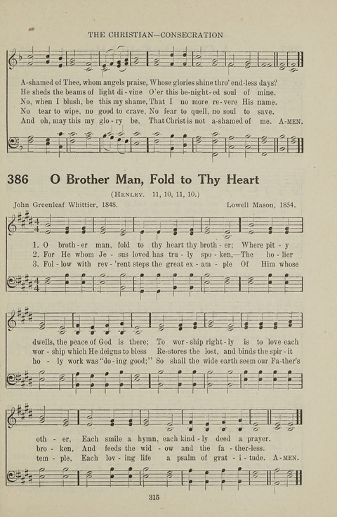 Service Hymnal: with responsive readings, appropriate for all Protestant religious activities page 307