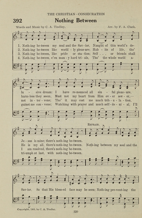 Service Hymnal: with responsive readings, appropriate for all Protestant religious activities page 312