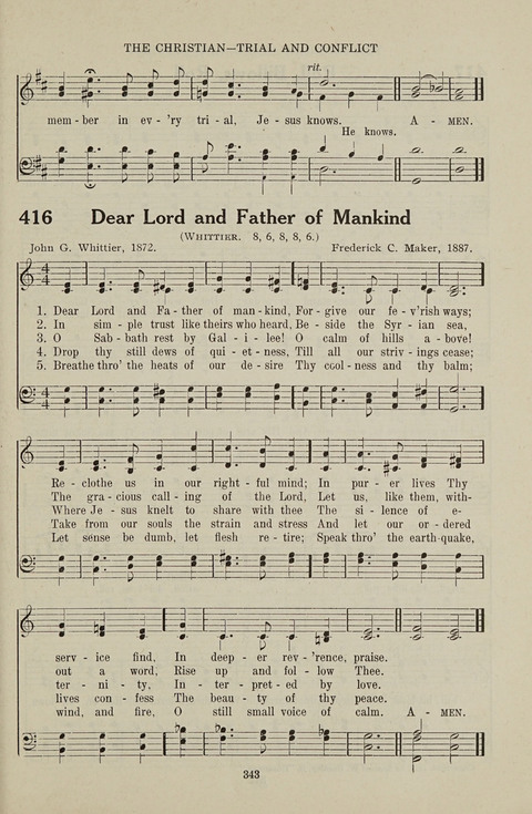 Service Hymnal: with responsive readings, appropriate for all Protestant religious activities page 335