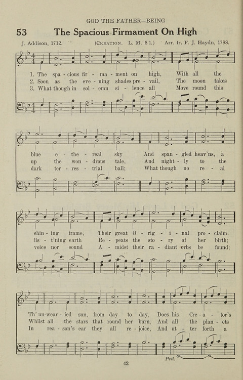 Service Hymnal: with responsive readings, appropriate for all Protestant religious activities page 34