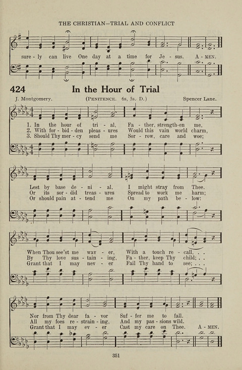 Service Hymnal: with responsive readings, appropriate for all Protestant religious activities page 343