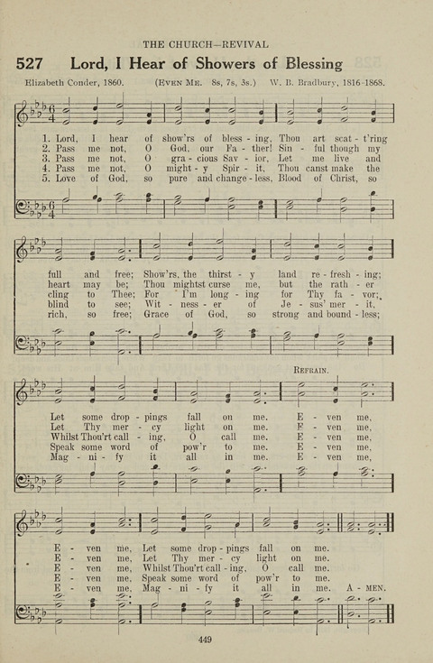 Service Hymnal: with responsive readings, appropriate for all Protestant religious activities page 441