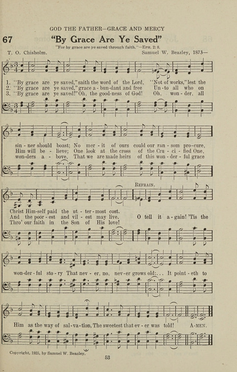 Service Hymnal: with responsive readings, appropriate for all Protestant religious activities page 45