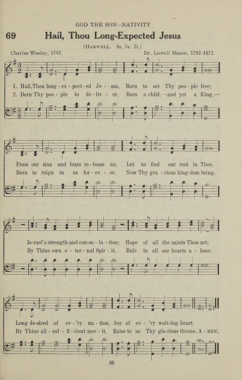 Service Hymnal: with responsive readings, appropriate for all Protestant religious activities page 47