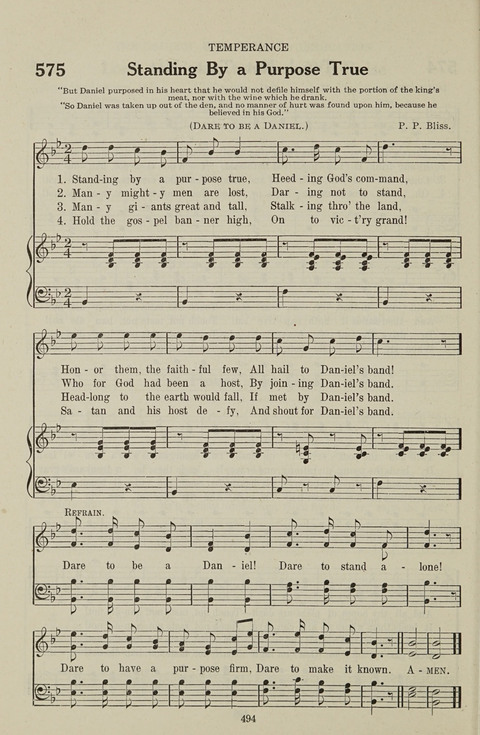 Service Hymnal: with responsive readings, appropriate for all Protestant religious activities page 486