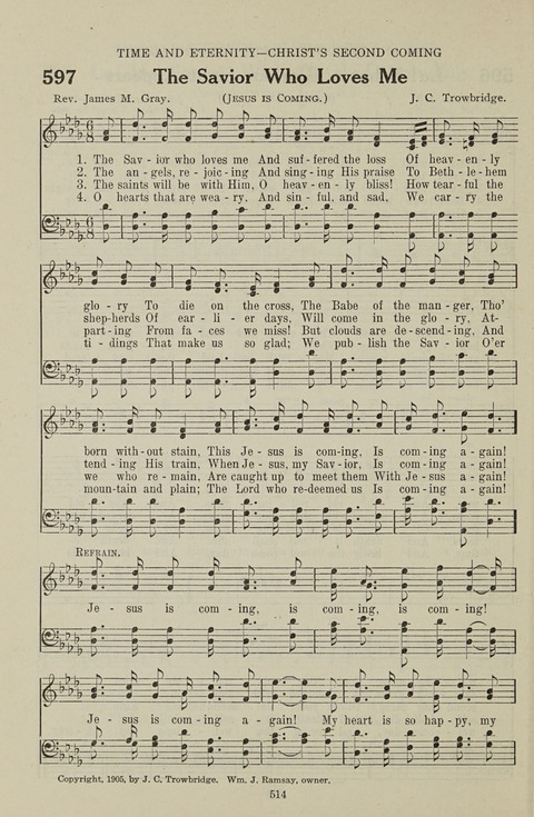 Service Hymnal: with responsive readings, appropriate for all Protestant religious activities page 506