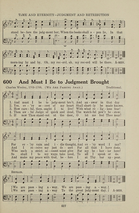 Service Hymnal: with responsive readings, appropriate for all Protestant religious activities page 509