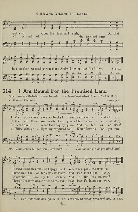 Service Hymnal: with responsive readings, appropriate for all Protestant religious activities page 523