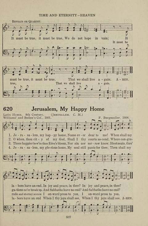 Service Hymnal: with responsive readings, appropriate for all Protestant religious activities page 529