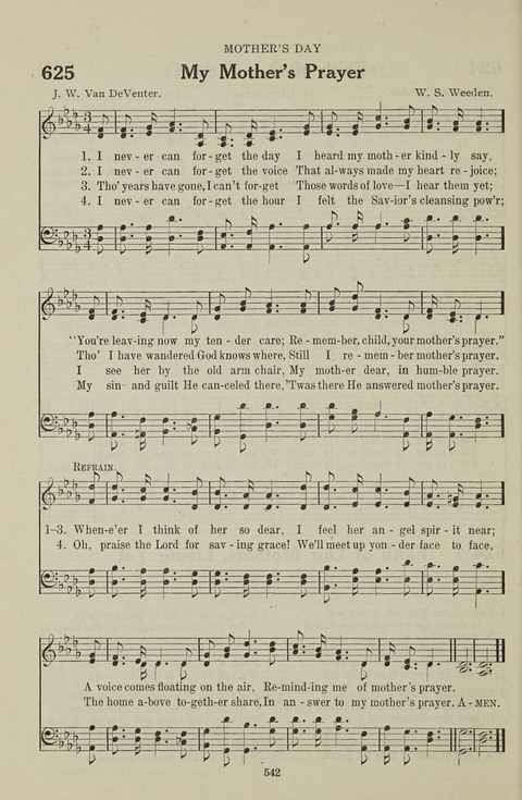 Service Hymnal: with responsive readings, appropriate for all Protestant religious activities page 534