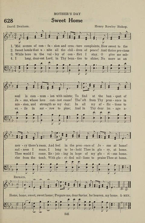 Service Hymnal: with responsive readings, appropriate for all Protestant religious activities page 537