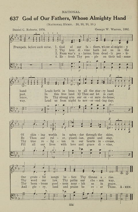 Service Hymnal: with responsive readings, appropriate for all Protestant religious activities page 546