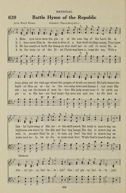 Service Hymnal: with responsive readings, appropriate for all Protestant religious activities page 548