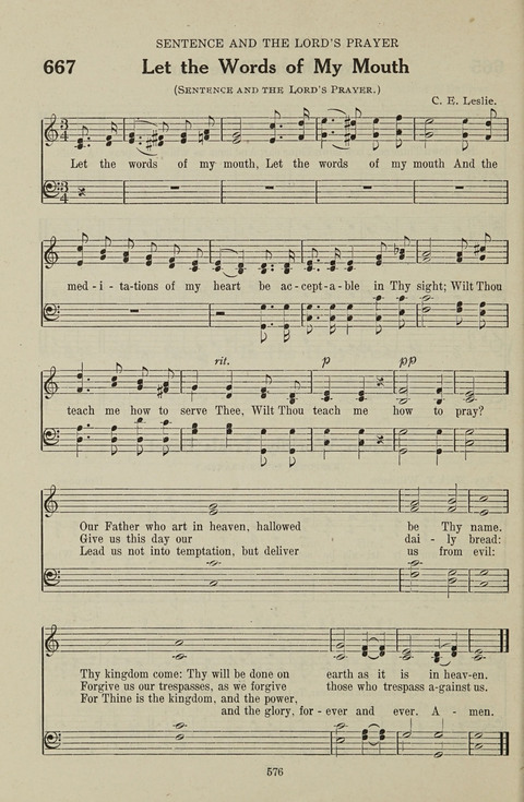 Service Hymnal: with responsive readings, appropriate for all Protestant religious activities page 568