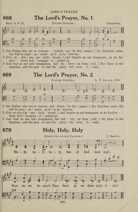 Service Hymnal: with responsive readings, appropriate for all Protestant religious activities page 569