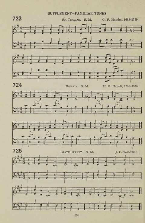 Service Hymnal: with responsive readings, appropriate for all Protestant religious activities page 590