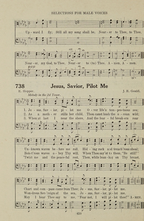 Service Hymnal: with responsive readings, appropriate for all Protestant religious activities page 602