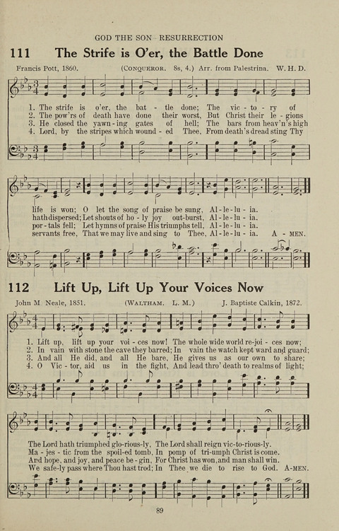 Service Hymnal: with responsive readings, appropriate for all Protestant religious activities page 81