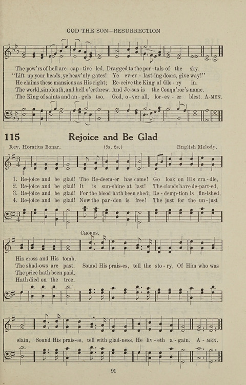 Service Hymnal: with responsive readings, appropriate for all Protestant religious activities page 83