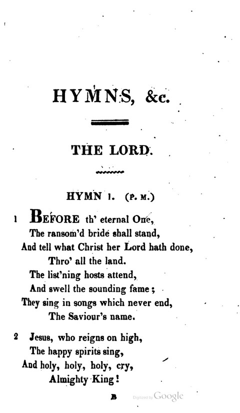 Select Hymns and Anthems, for the use of the New Church, signified by the New Jerusalem in the Revelation page 1