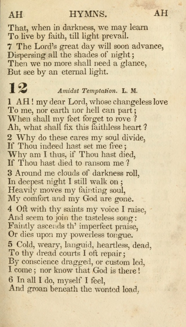 A Selection of Hymns, adapted to the devotions of the closet, the family, and the social circle; and containing subjects appropriate to the monthly concerns of prayer for the success... page 11