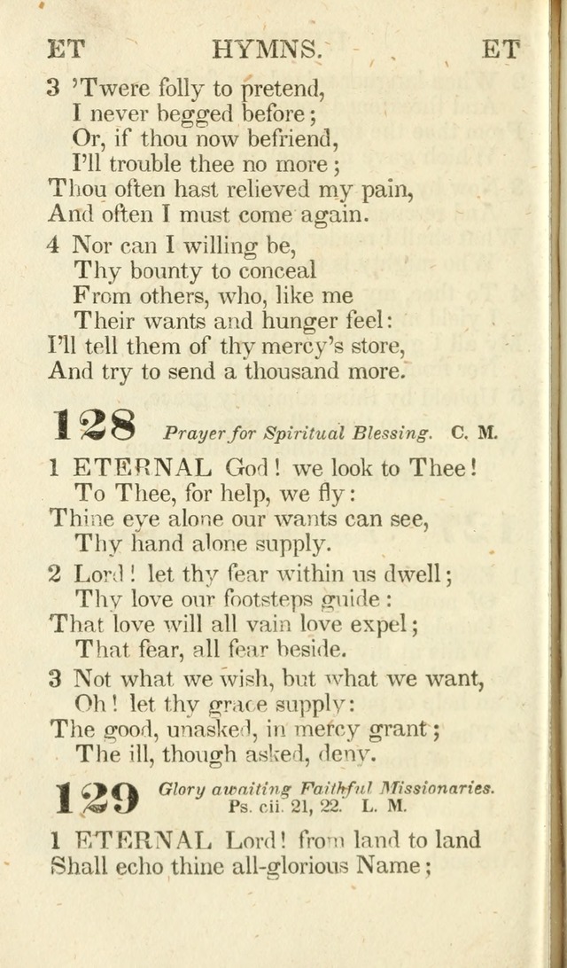 A Selection of Hymns, adapted to the devotions of the closet, the family, and the social circle; and containing subjects appropriate to the monthly concerns of prayer for the success... page 116