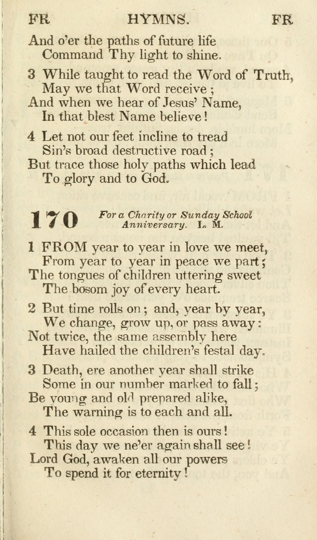 A Selection of Hymns, adapted to the devotions of the closet, the family, and the social circle; and containing subjects appropriate to the monthly concerns of prayer for the success... page 147