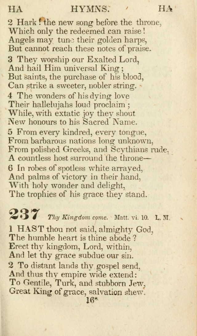 A Selection of Hymns, adapted to the devotions of the closet, the family, and the social circle; and containing subjects appropriate to the monthly concerns of prayer for the success... page 201