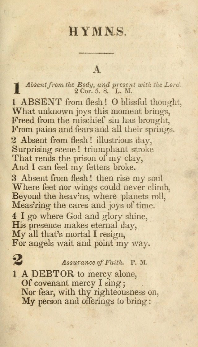 A Selection of Hymns, adapted to the devotions of the closet, the family, and the social circle; and containing subjects appropriate to the monthly concerns of prayer for the success... page 3