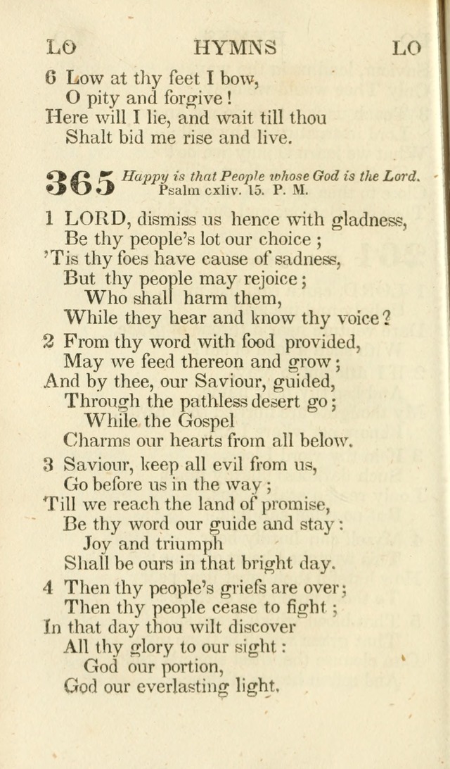 A Selection of Hymns, adapted to the devotions of the closet, the family, and the social circle; and containing subjects appropriate to the monthly concerns of prayer for the success... page 308