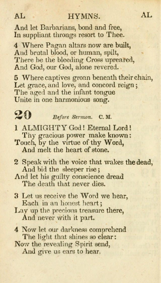 A Selection of Hymns, adapted to the devotions of the closet, the family, and the social circle; and containing subjects appropriate to the monthly concerns of prayer for the success... page 32