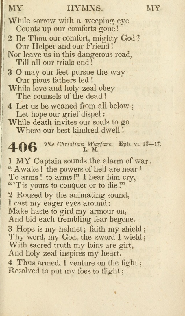 A Selection of Hymns, adapted to the devotions of the closet, the family, and the social circle; and containing subjects appropriate to the monthly concerns of prayer for the success... page 337