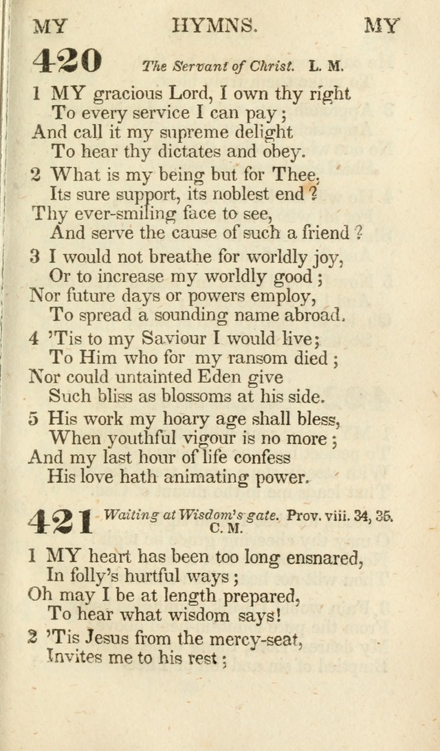 A Selection of Hymns, adapted to the devotions of the closet, the family, and the social circle; and containing subjects appropriate to the monthly concerns of prayer for the success... page 351