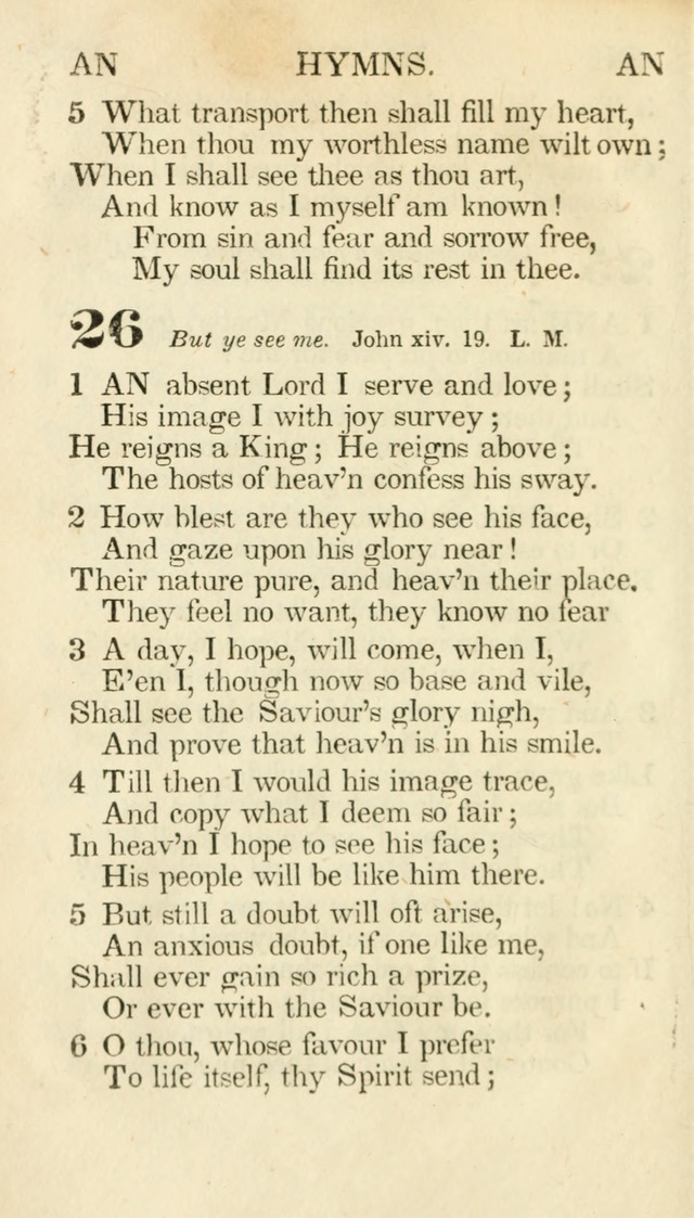 A Selection of Hymns, adapted to the devotions of the closet, the family, and the social circle; and containing subjects appropriate to the monthly concerns of prayer for the success... page 36