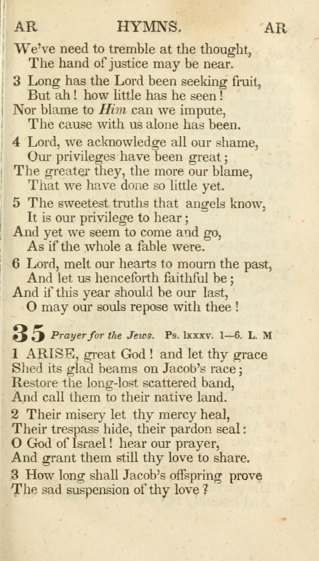 A Selection of Hymns, adapted to the devotions of the closet, the family, and the social circle; and containing subjects appropriate to the monthly concerns of prayer for the success... page 43