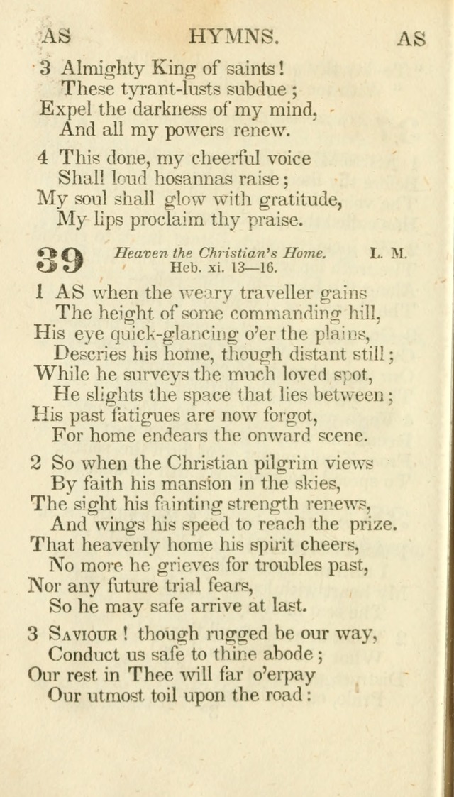 A Selection of Hymns, adapted to the devotions of the closet, the family, and the social circle; and containing subjects appropriate to the monthly concerns of prayer for the success... page 46