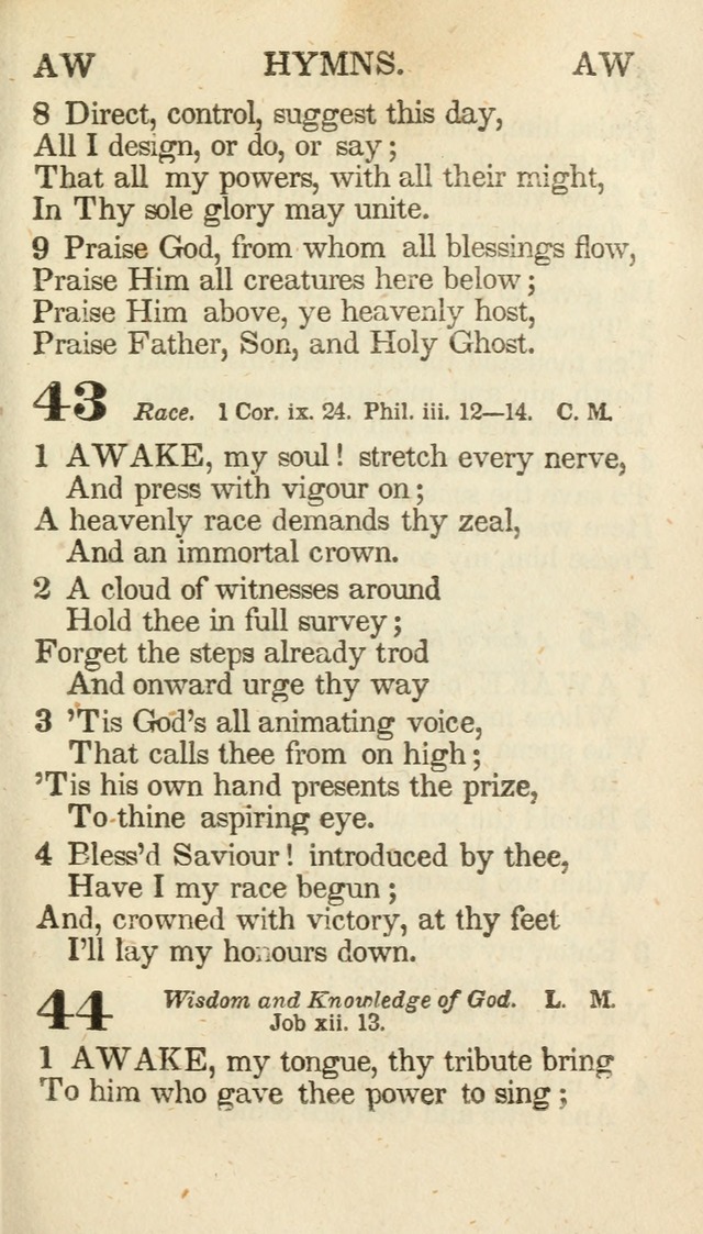 A Selection of Hymns, adapted to the devotions of the closet, the family, and the social circle; and containing subjects appropriate to the monthly concerns of prayer for the success... page 49