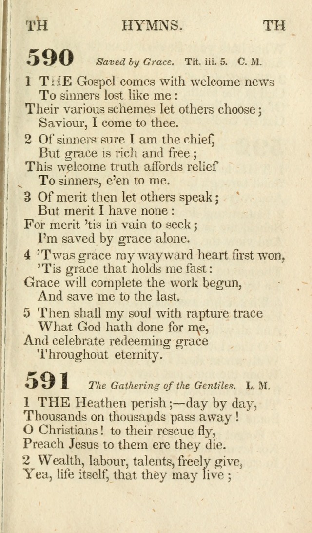 A Selection of Hymns, adapted to the devotions of the closet, the family, and the social circle; and containing subjects appropriate to the monthly concerns of prayer for the success... page 491