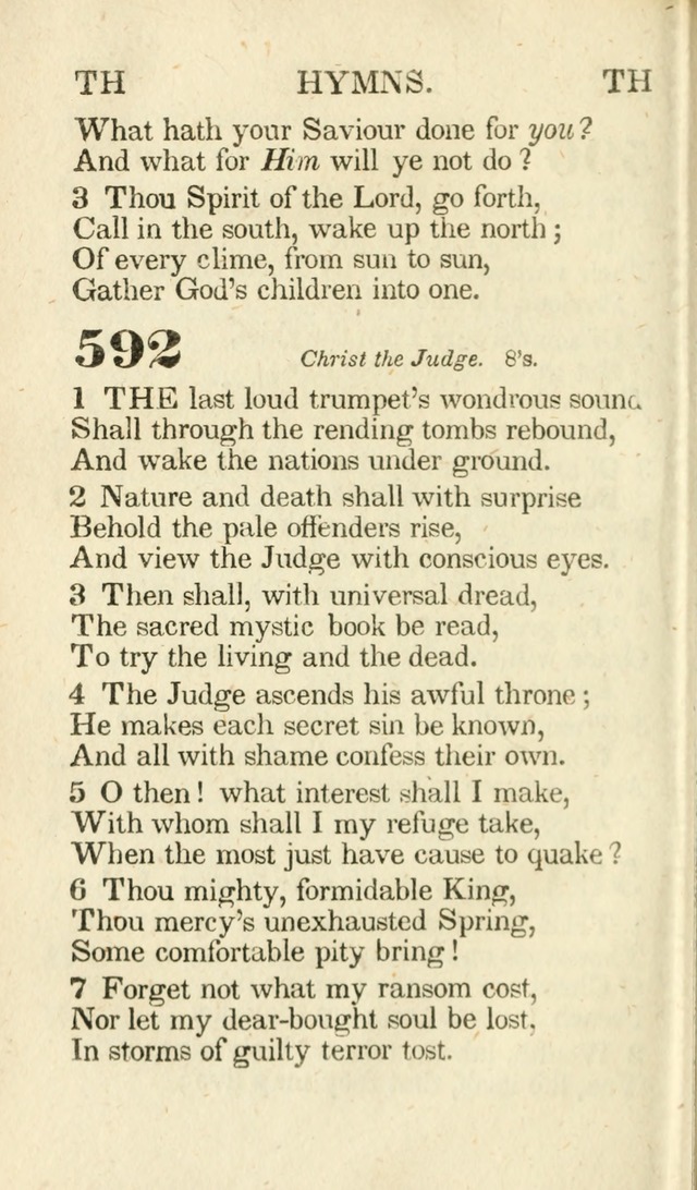 A Selection of Hymns, adapted to the devotions of the closet, the family, and the social circle; and containing subjects appropriate to the monthly concerns of prayer for the success... page 492